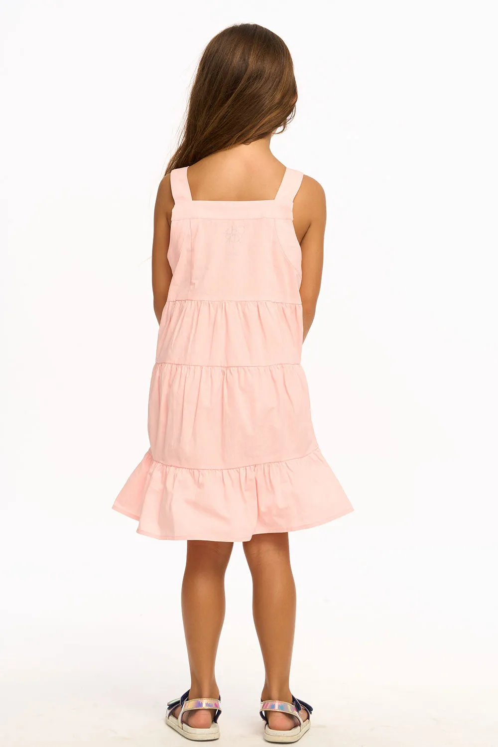 Nova Cotton Poplin Tank Dress - English Rose